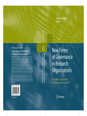 cover image of New Forms of Governance in Research Organizations
